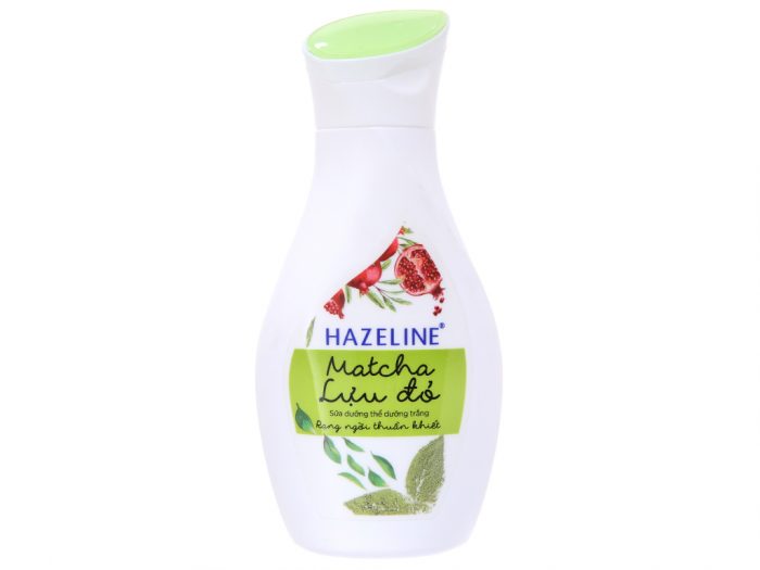 Sữa dưỡng thể trắng da Hazeline lựu đỏ